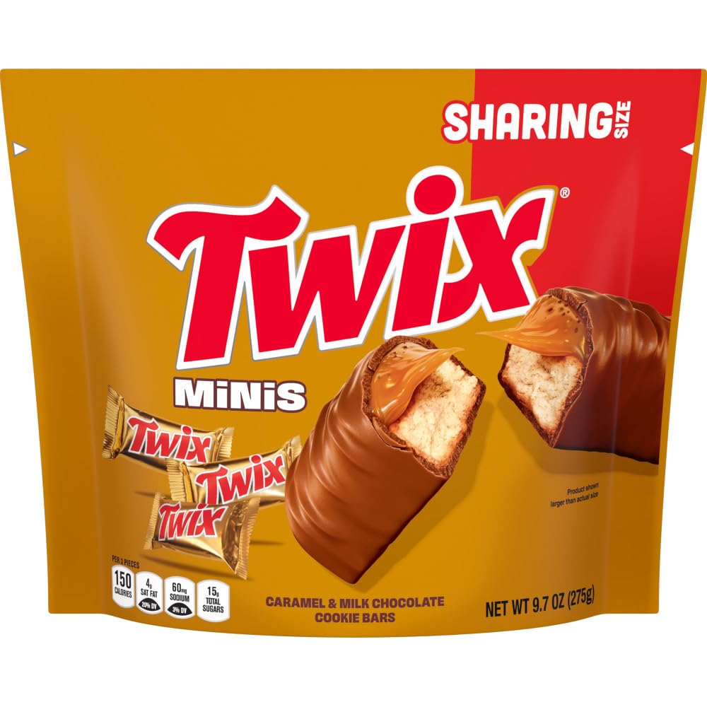 Amazon.com: TWIX Caramel Minis Size Chocolate Cookie Candy Bar